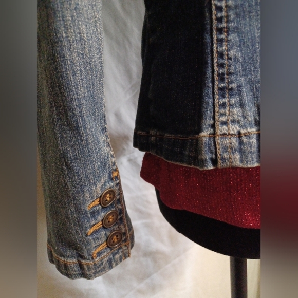 A St. John's Bay Blue Denim Women's Jacket - Picture 7 of 10